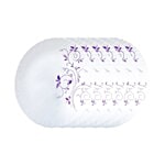 Laopala Diva Opalware Classique Quarter Plate Set - Dazzle Purple 7.5" inch (Set of 6)