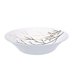 Laopala Diva Opalware Ivory Multiutility Bowl Set - Golden Fall 760 ml (Set of 2)