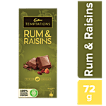 Cadbury Temptations Chocolate - Rum & Raisin 72 g