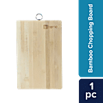 bb home Chopping-Cutting Board - Bamboo Wood, Steel Hook, BH 040 1 pc