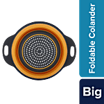 DP Collapsible Silicone Colander/Strainer - Assorted Color, Big, Bb 630 1 pc