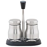 DP Spice/Salt/Pepper Holder With Stainless Steel Cover - Silver, BB 529 2 pcs