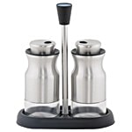 DP Steel Salt & Pepper Holder - Silver, BB 539 2 pcs