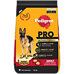 Pedigree PRO Adult (18 Months Onwards) Large Breed Dry Dog Food 20 kg