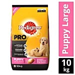 Pedigree Dry Dog Food - PRO, Expert Nutrition for Large Breed Puppy, 3-24 months 10 kg