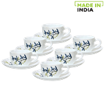 LaOpala Chai/Tea Cup Set - Opalware,  Silken Charms, Princess, 150 ml 6 pcs (Set of 6)