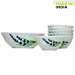 LaOpala Opalware Pudding Set - English Lavender 7 pcs