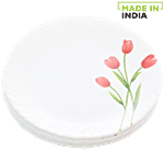 LaOpala Opalware Quarter Plate - Radiant Curves 7.5 inch Set of 6