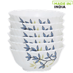 LaOpala Opalware Soup Bowl Set - Silken Charms 250 ml Set of 6