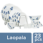 LaOpala Opalware Dinner Set - Radiant Curves 23 pcs