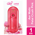 Aer Matic - Automatic Air Freshener Kit With Flexi Control, Petal Crush Pink 225 ml