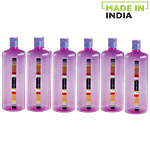 Nayasa Swat Pet Water Bottle - Violet 1 L (Set of 6)