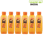 Nayasa Star Pet water Bottle - Orange 1 L (Set of 6)