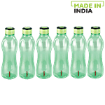Nayasa Refresh Pet Water Bottle - Green 1 L (Set of 6)