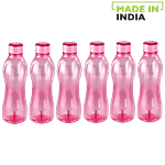 Nayasa Refresh Pet Water Bottle - Pink 1 L (Set of 6)