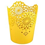 Nayasa Lacy Tall - Multipurpose Stand/Rack, Yellow 1 pc 