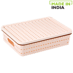 Nayasa Gloria Fruit Plastic Basket Small - Peach 1 pc