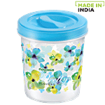 Nayasa Store In 20 Storage Printed Plastic Container - Yellow 100 ml (Set of 6)