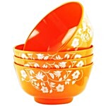 Iveo  100% Melamine 3D Soup Bowl Set 300 ml (Set of 4)