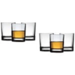 Iveo Iveo Glass Diamond Whisky/Juice Glass Set 275 ml (Set of 6)