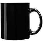 Iveo  Glass Pearl Milk Mug - Black 350 ml
