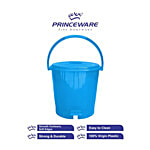 Princeware Garbage/Dustbin With Plastic Pedal - Durable, Mini, Blue 7 L