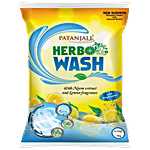 Patanjali Herbo Wash Detergent Powder - Neem Extract & Lemon 1 kg