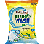 Patanjali Herbo Wash Detergent Powder With Neem Extract & Lemon 900 g 