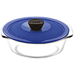 Treo Casserole - With Microwavable Lid, Round, Borosilicate 1 L