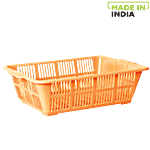 Princeware Kitchen Multiutility Plastic Tray No. 2 - Mango Yellow, L1662-LT 1 pc