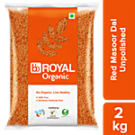 bb Royal Organic - Red Masoor Dal, Unpolished 2 kg