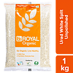 bb Royal Organic - Urad Dal/Uddina Bele, White (Split), Unpolished 1 kg 