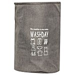 DP Clothes Storage Laundry Bag - Fabric, Grey, Gry BB 565 1 pc