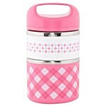 Tedemei Stainless Steel Lunch Box/Tiffin Set - Pink BB 575 1 930 ml