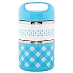 Tedemei Stainless Steel Lunch Box/Tiffin Set - Blue, BB 575 2 930 ml