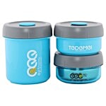 Tedemei Lunch Box-Tiffin Set - Stainless Steel,Blue - BlueÂ BB 578 1 3 pcs