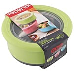 Tedemei Food Container-Tiffin Box - Stainless Steel, Green - Gr BB 581 3 420 ml