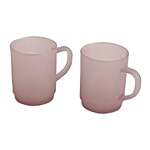 Iveo  Glass Glow Mug Set - Purple 2 pcs