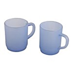Iveo  Glass Glow Mug Set - Blue 2 pcs