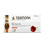 Teamonk Nilgiris Green Teabags - Koen Organic Rose 50 g (25 Bags x 2 g each)