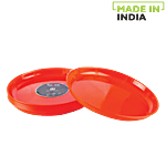 Saura Joy Round Kids Plastic Plate 6 pcs