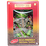 SriRudra Ganesh Idol Eco friendly right trunk 18 cm Decorative 1 pc