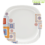 Servewell Pure Melamine Sq Round Dinner Plate - Calico 1 pc