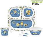 Servewell Pure Melamine Kids Set - Minions 5 pcs