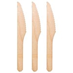 Ayurvaidic Party Wooden Knife 16 cm Pack of 12