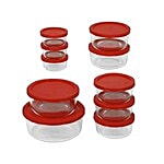Pyrex Storage Containers With Lids 475 ml Pack of 10