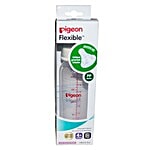 Pigeon Baby Peristaltic Nursing Bottle KPP - With Nipple, Medium, White 240 ml