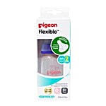 Pigeon Baby Peristaltic Nursing Bottle Kpp - With 2-Nipple, Small, Blue 120 ml Set of 3