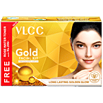 VLCC Gold Facial Kit 300 g With Free 100 ml Rose Water Toner