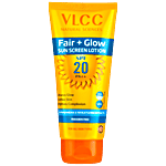 VLCC Fair + Glow Sunscreen Lotion SPF 20 PA++ Brightening Formula Sunscreen 50 ml 